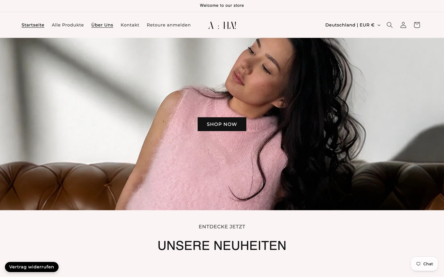 A:HA! — Onlineshop